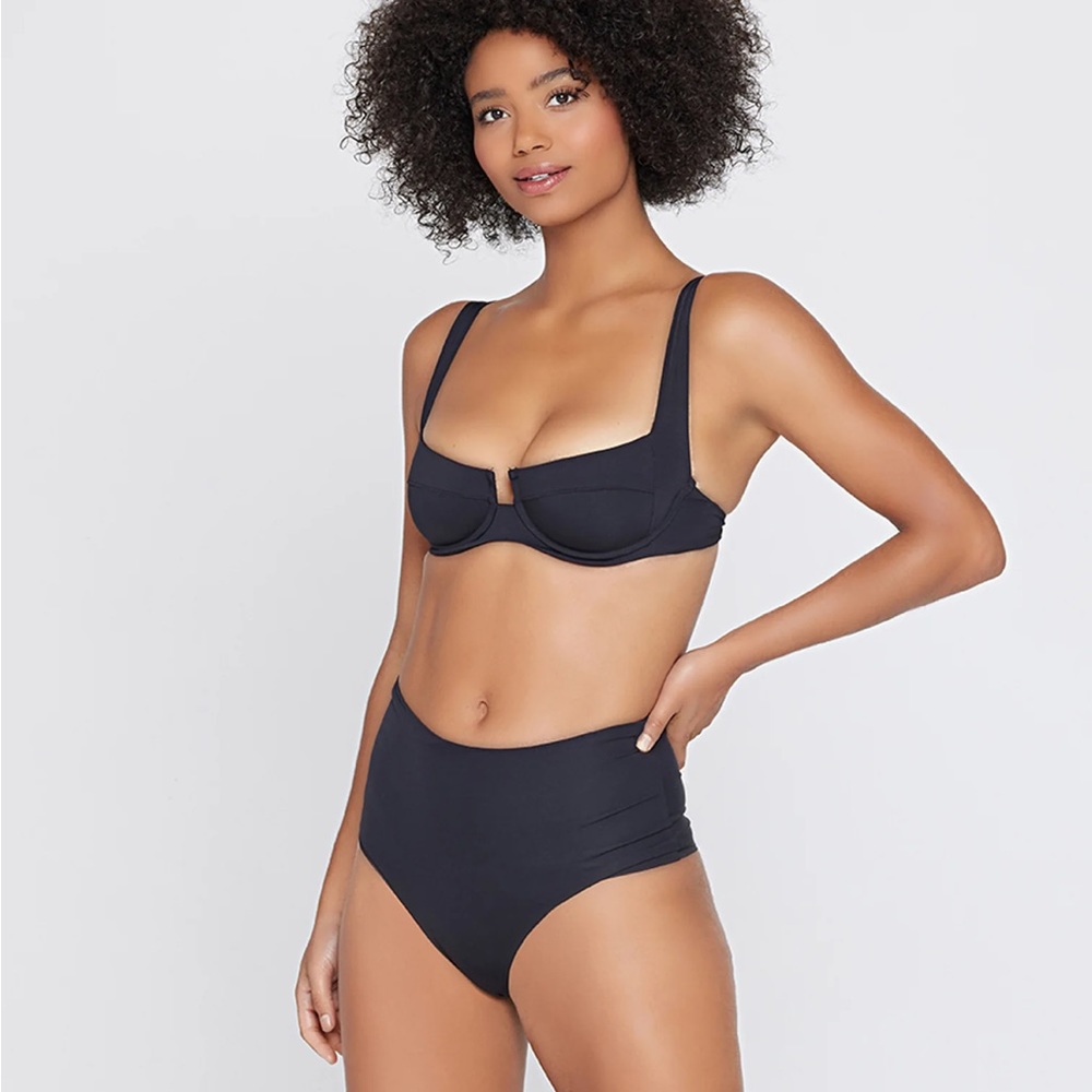 NWT L*space Portia Bikini Bottom Black XL